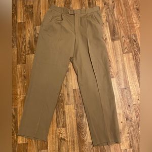 Cordovan & Grey	NWOT  100% Virgin Wool; Pleated Dress Pants
